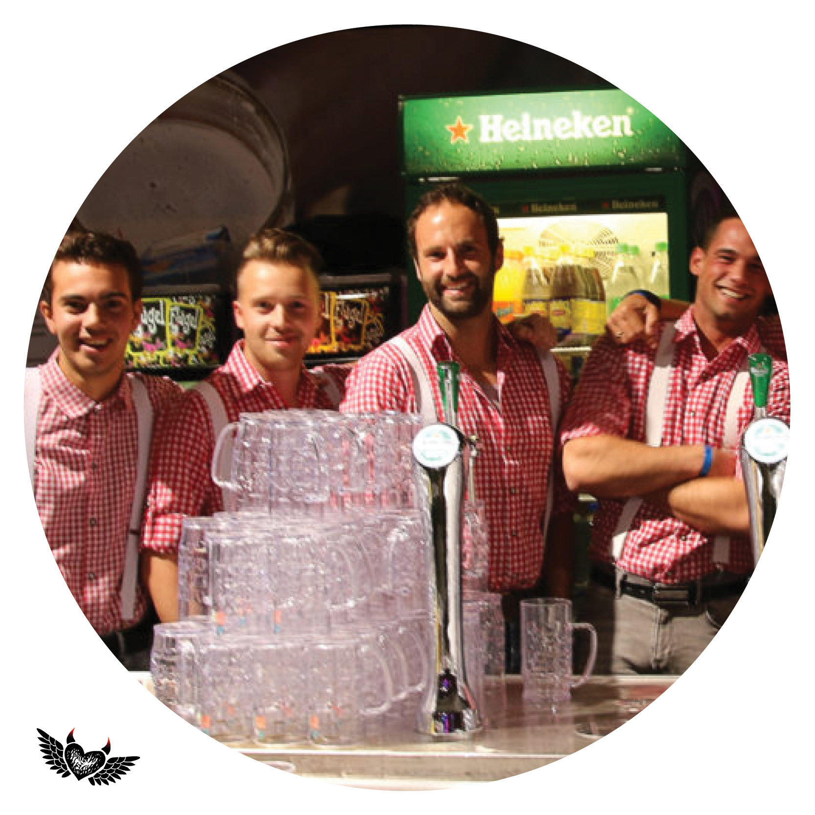 personeel collega, meewerken medewerkers PION horeca promotie food entertainment Bergen op Zoom uitzendbureau champagne maatwerk